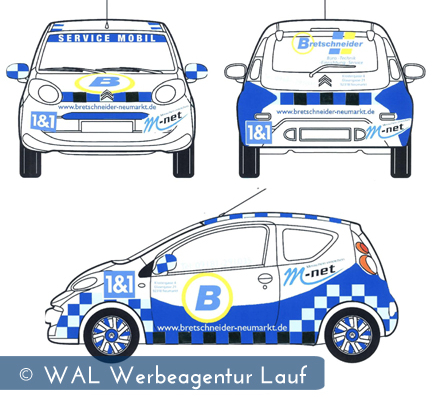 Fahrzeugbeschriftung Brettschneider Neumarkt