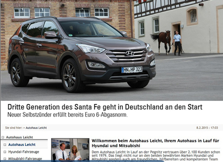 WAL Werbeagentur Lauf Website Autohaus Lauf