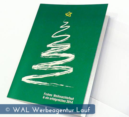 Individuelle Weihnachtskarten im Digitaldruck