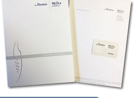 Corporate Design Zahnarzt Dr. Müller Nuernberg