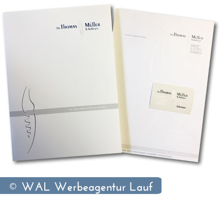 Corporate Design Zahnarzt Dr. Müller Nuernberg